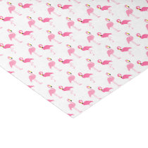 Cute Pink Flamingos Tissue Paper