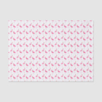 Cute Pink Flamingos Tissue Paper
