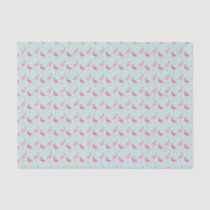 Cute Pink Flamingos Tissue Paper