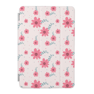 Cute Pink Floral Pattern | Daisy Flower Aesthetic  iPad Mini Cover