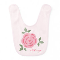 Cute Pink Flower Bib Cute Pink Flower Bib