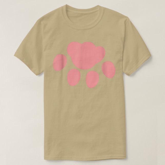 Cute Pink Footprint Outfit  T-Shirt (Design Front)
