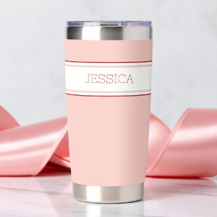 Cute Pink Galentine Day Bestie Girly Coffee Lover Insulated Tumbler