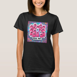Cute Pink Ghost: Hug Me! :( #26 T-Shirt