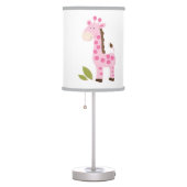 Cute Pink Giraffe Nursery Lamp (Right)