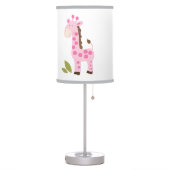 Cute Pink Giraffe Nursery Lamp (Left)