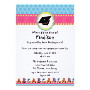 Pre K Graduation  Invitations Zazzle