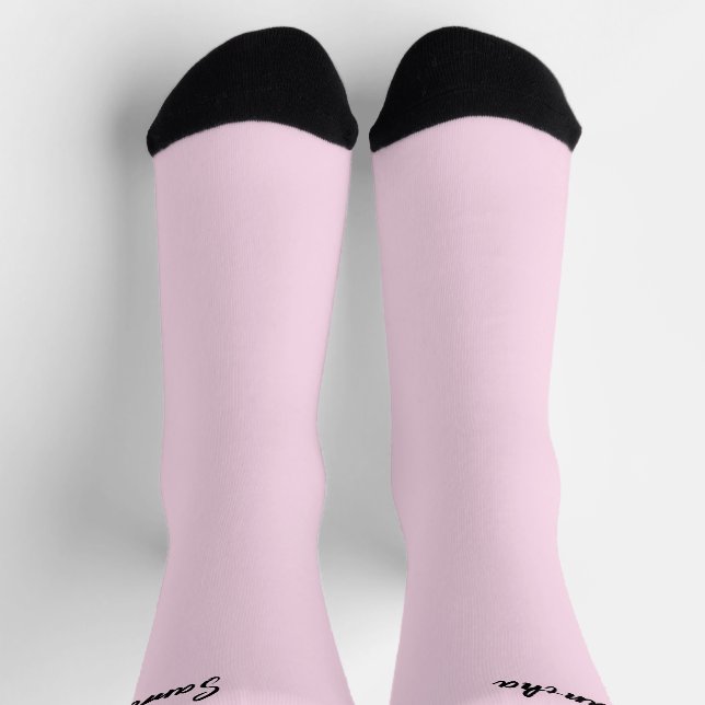 Cute Pink girly Custom socks (Top)
