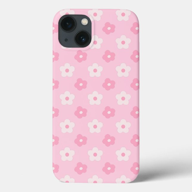 Cute Pink Girly Floral  Case-Mate iPhone Case (Back)