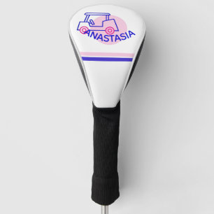 Cute pink golf cart unique gifts for women head cover