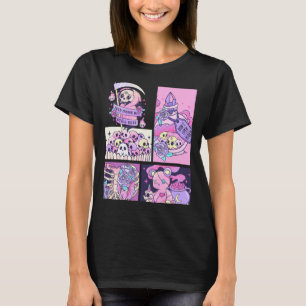 Cute Pink Grim Reaper Halloween T-Shirt