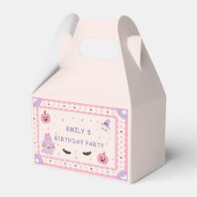 Cute Pink Halloween Birthday Party