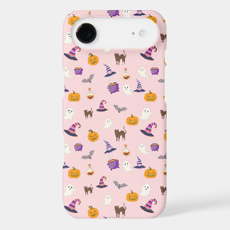Cute Pink Halloween Seamless Pattern - Spooky iPhone 17 Air Case