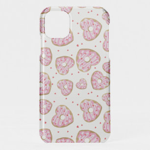 Cute Pink Heart Cookies iPhone 11 Case
