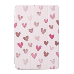 Cute Pink Heart Pattern – Romantic &Stylish Design iPad Mini Cover