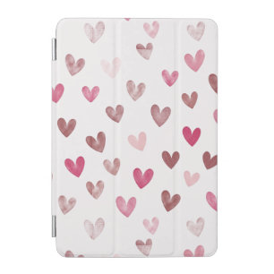 Cute Pink Heart Pattern – Romantic &Stylish Design iPad Mini Cover