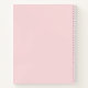 Cute Pink Hearts Initials Monogram Notebook | Zazzle