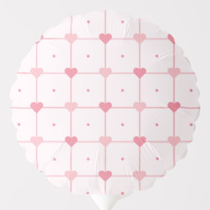 Cute Pink Hearts Party Balloon