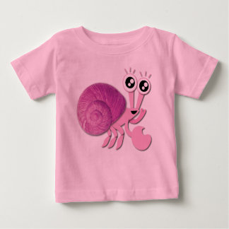Cute Pink Hermit Crab Baby T-Shirt