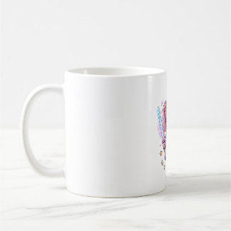 Cute Pink Kawaii Demon Hunter Girl with Magic Swor Coffee Mug
