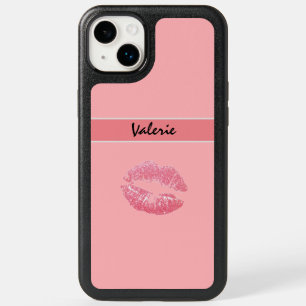 Cute Pink Kiss Lipstick OtterBox iPhone 14 Plus Case