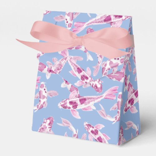 Cute pink Koi Favor Box