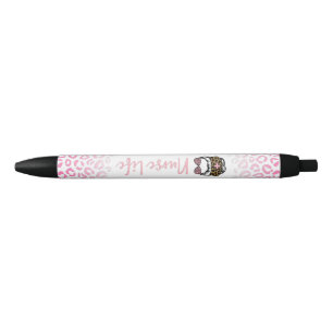 Cute  Pink Leopard Nurse Life Pen