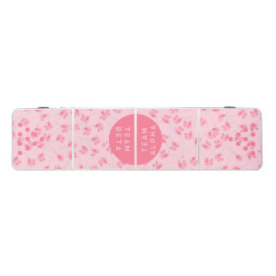 Cute pink lollipop Girl Beach Party Personalized Beer Pong Table