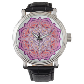 Cute Pink Mandala  Watch