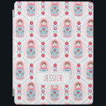Cute Pink Matryoshka Nesting Doll iPad Smart Cover<br><div class="desc">A cute pink matryoshka nesting doll pattern decorates this Ipad cover. Fun for back to school and an adorable gift for a girl. Personalize it with your girls name. Designed for you by Blackberry Boulevard.</div>