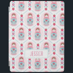 Cute Pink Matryoshka Nesting Doll iPad Smart Cover<br><div class="desc">A cute pink matryoshka nesting doll pattern decorates this Ipad cover. Fun for back to school and an adorable gift for a girl. Personalize it with your girls name. Designed for you by Blackberry Boulevard.</div>
