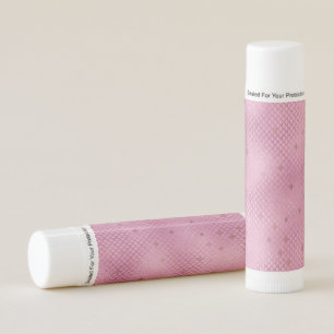 Cute Pink Mermaid Scales for a Birthday Party Lip Balm