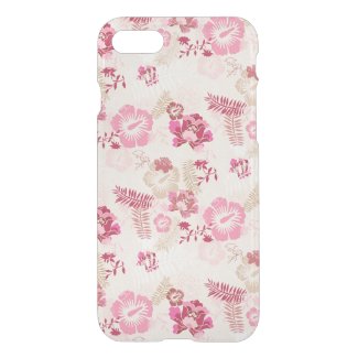 Cute pink modern flowers pattern