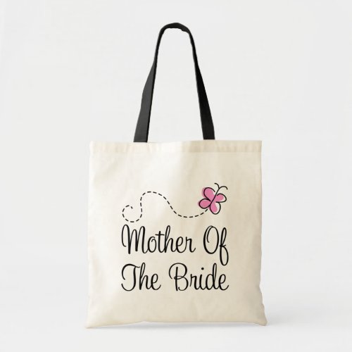 Cute Pink Mother Of The Bride Gift Tote Bag