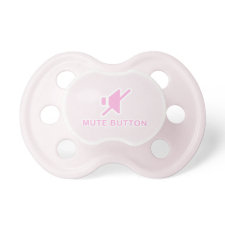 Cute Mute Button Pacifiers - eatlovepray