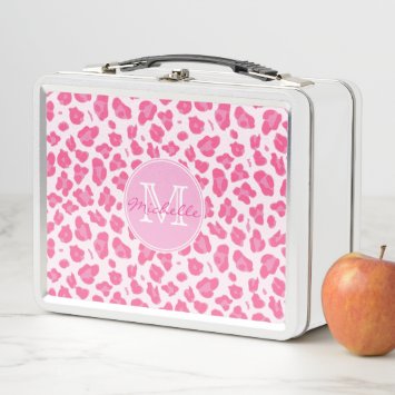 Cute Pink on Pink Leopard Print  | Personalized