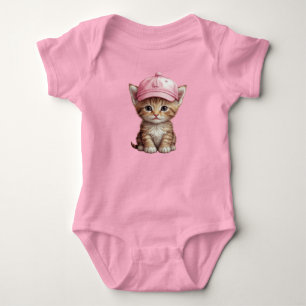 Cute Pink One Piece Outfit For A Baby Girl Baby Bodysuit
