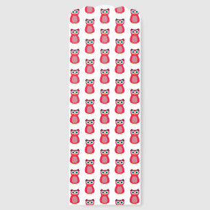 Cute Pink Owl Bookmarks