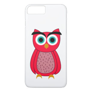 Cute Pink Owl iPhone 8 Plus/7 Plus Case