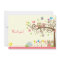 Cute Pink Owl Girl Baby Shower Thank You Cards
