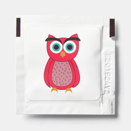 Cute Pink Owl Hand Sanitizer Packet
