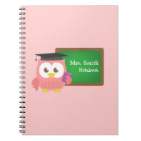 Cute Pink Owl Teacher Appreciation Day