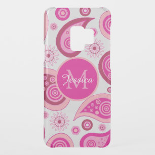Cute Pink Paisley Personalised Uncommon iPhone Samsung Galaxy S9 Case