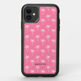 Cute Pink Palm Trees OtterBox Symmetry iPhone 11 Case