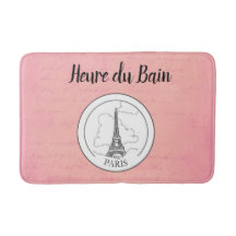 Cute Pink Paris French Eiffel Tower Parisian Decor