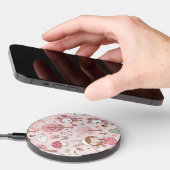 Cute Pink Pattern Wireless Charger (Hand)