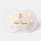 Cute Pink personalized monkey pacifier