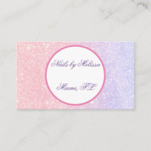 Cute Pink Personalized Name Glitter