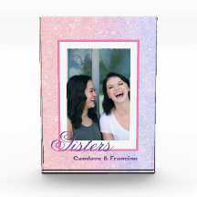 Cute Pink Personalized Name Sisters Best Friend
