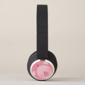 Cute Pink Pig Cartoon Headphones (Left)